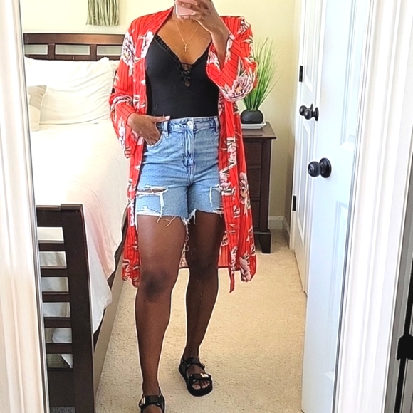 Tropical Kimono_Multi color_US women's size mediume - Picture 1 of 5